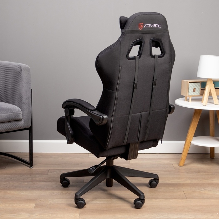 Кресло игровое Zombie Predator Neo Black, черное