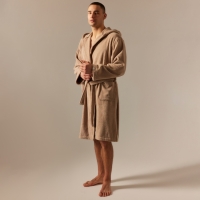 Халат махровый с капюшоном мужской SL HOME: Basic "Саббиа", размер L, 100% хлопок, 420 г/м2 Халат махровый с капюшоном мужской SL HOME: Basic "Саббиа", размер L, 100% хлопок, 420 г/м2