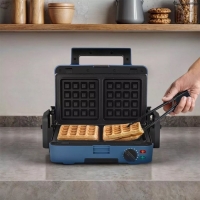 Мультипекарь Kitfort КТ-3627, 1200 Вт, венские вафли/гриль/сэндвичи, синий Мультипекарь Kitfort КТ-3627, 1200 Вт, венские вафли/гриль/сэндвичи, синий