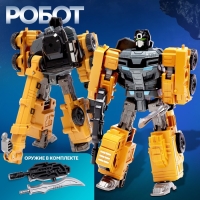 Робот «Спецбот. Автокран», трансформируется, собирается в 1 большого из 7 роботов Робот «Спецбот. Автокран», трансформируется, собирается в 1 большого из 7 роботов