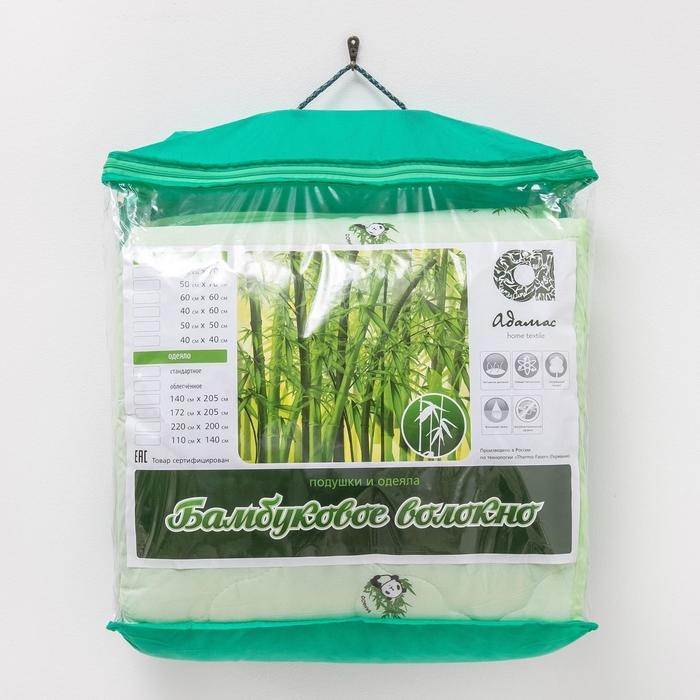 Одеяло облегчённое Адамас "Бамбук", размер 200х220 &plusmn; 5 см, 200гр/м2, чехол п/э