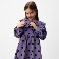 Платье детское вельветовое KAFTAN "Горошек" р.30 (98-104 см) Платье детское вельветовое KAFTAN "Горошек" р.30 (98-104 см)