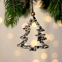 Новогодняя подвеска &laquo;Ёлочка&raquo; 7&times;8 см