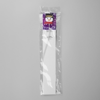 Заколка для волос светодиодная "Снеговик" 33x4 см, 1 LED, батарейки LR1130x2 (в комплекте), свечение белое Заколка для волос светодиодная "Снеговик" 33x4 см, 1 LED, батарейки LR1130x2 (в комплекте), свечение белое