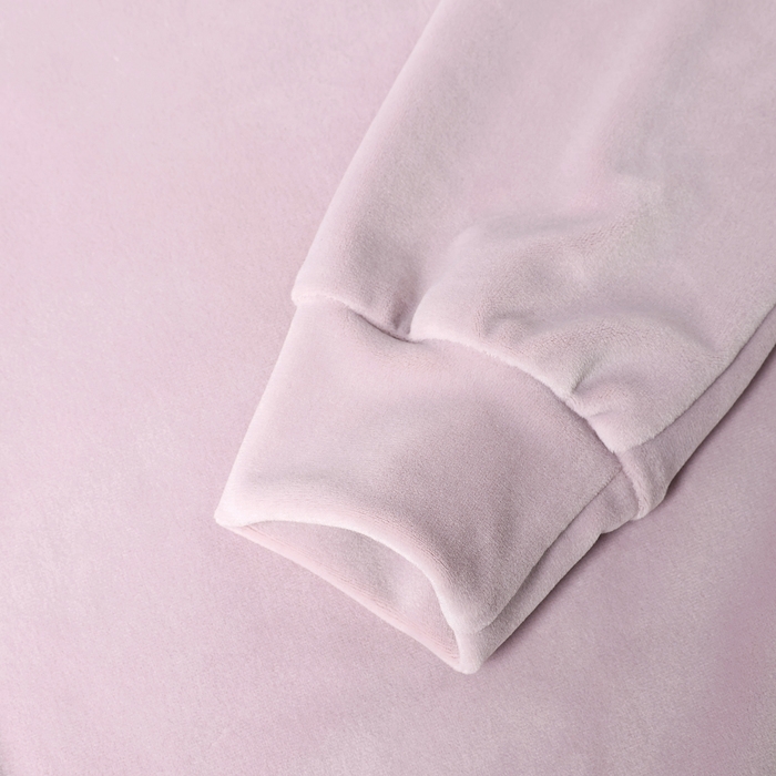 Костюм детский (свитшот, брюки) KAFTAN Plushy р.30 (98-104), лиловый