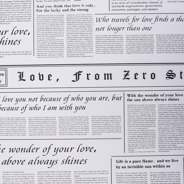 Плёнка матовая двухсторонняя Плёнка матовая двухсторонняя "Газета на белом" сиреневый, 0,58 х 10 м