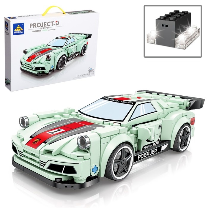 Конструктор Гонка &laquo;Старлайт&raquo;, световые эффекты, 248 деталей