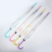 Зонт - трость полуавтоматический &laquo;Цветы&raquo;, 8 спиц, R = 45/55 см, D = 110 см, цвет МИКС