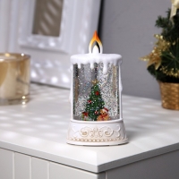 Светодиодная фигура &laquo;Ёлка&raquo; 8 &times; 14.5 &times; 4.2 см, пластик, батарейки АААх2 (не в комплекте), свечение тёплое белое