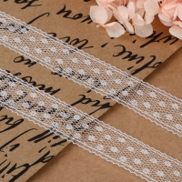 Кружево капроновое, 15 мм × 10 ± 1 м, цвет белый Кружево капроновое, 15 мм × 10 ± 1 м, цвет белый