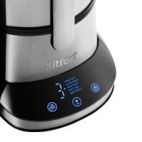 Соковыжималка Kitfort КТ-1112, центробежная, 1000 Вт, 16000 об/мин, серебристая Соковыжималка Kitfort КТ-1112, центробежная, 1000 Вт, 16000 об/мин, серебристая