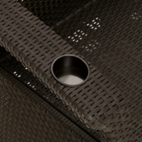 Набор садовой мебели: диван угловой и стол, мокко Набор садовой мебели: диван угловой и стол, мокко