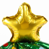 Шар фольгированный 16" &laquo;Объёмная новогодняя ёлка&raquo;, мини