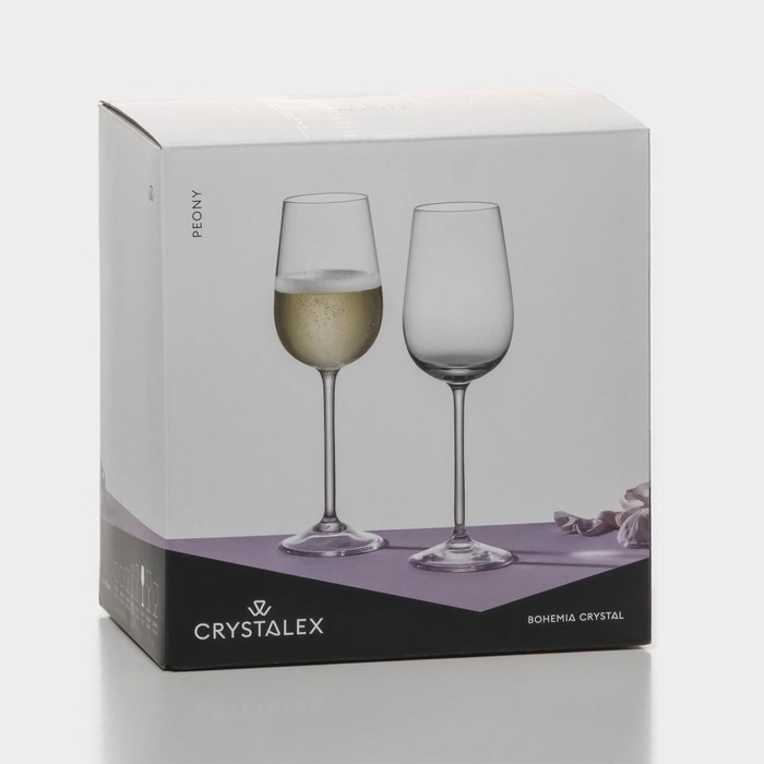 Набор стеклянных бокалов для шампанского &laquo;Пион&raquo;, 150 мл, 6 шт