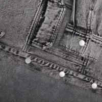 Куртка джинсовая O2, серая, размер M/L