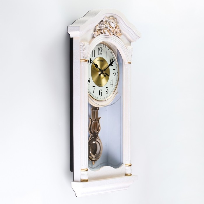 Часы настенные, серия: Маятник, Часы настенные, серия: Маятник, "Тинат", плавный ход, d-16 см