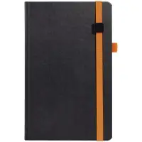 Ежедневник Ton Black, недатированный, черный с оранжевым Ежедневник Ton Black, недатированный, черный с оранжевым
