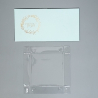 Коробка подарочная для цветов с PVC крышкой, упаковка, &laquo;Present&raquo;, 12 х 12 х 12 см