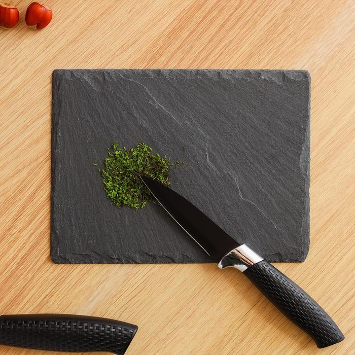 Доска для подачи из сланца Magistro Valley, 20&times;15 см