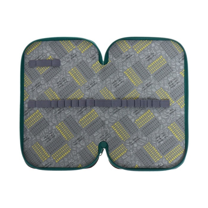 Пенал 2 секции, 125 х 205 х 40 мм, Calligrata 30П26/2 Пенал 2 секции, 125 х 205 х 40 мм, Calligrata 30П26/2 "Авокадо кедавра", в стиле Гарри Поттера, ламинированный картон