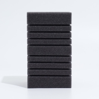 Губка прямоугольная для фильтра турбо № 14, 11 х 11 х 20 см, серая Губка прямоугольная для фильтра турбо № 14, 11 х 11 х 20 см, серая