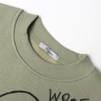 Свитшот для мальчика, цвет оливковый, рост 104 см Свитшот для мальчика, цвет оливковый, рост 104 см