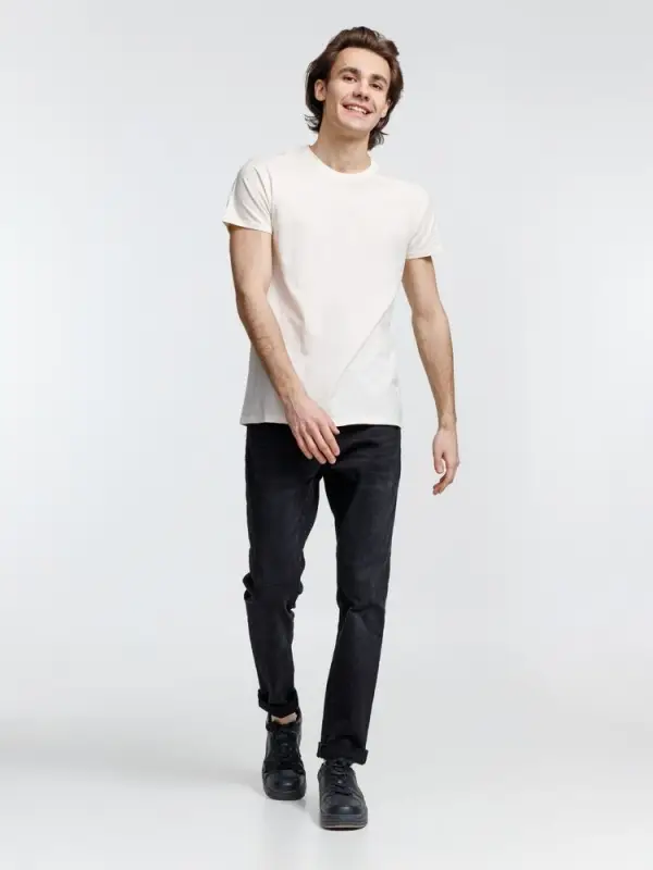 Футболка мужская Crusader Men, светло-бежевая (неокрашенная), размер XS