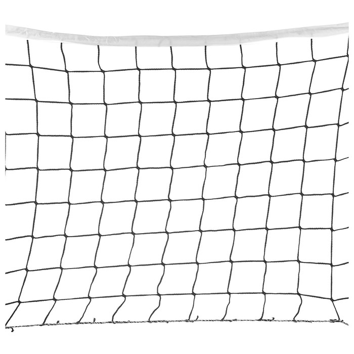 Сетка волейбольная ONLYTOP, с тросом, нить 2 мм, 9,5х1 м