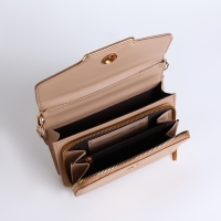 Сумка женская на молнии, цвет бежевый Сумка женская на молнии, цвет бежевый