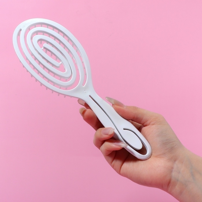 Расчёска массажная, вентилируемая, 7 × 23,5 см, цвет МИКС Расчёска массажная, вентилируемая, 7 × 23,5 см, цвет МИКС