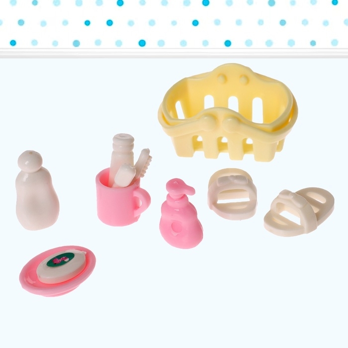 Игровой набор мебели для кукол &laquo;Семейная усадьба: ванная комната&raquo;