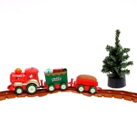 Железная дорога &laquo;Новогодний поезд&raquo;, работает от батареек