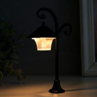 Декор для творчества пластик свет "Фонарь с изгибом" 8,3х14,5 см Декор для творчества пластик свет "Фонарь с изгибом" 8,3х14,5 см