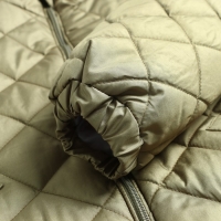 Куртка детская стеганая, цвет хаки, рост 98 см