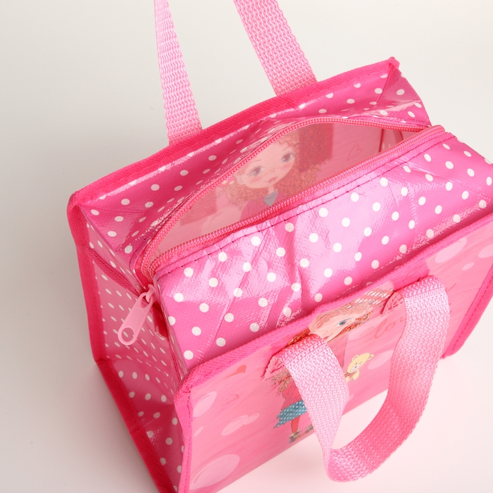 Сумка детская для девочки на молнии, цвет розовый Сумка детская для девочки на молнии, цвет розовый