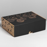 Коробка подарочная новогодняя складная «Happy New Year», 30,7 х 22 х 9,5 см, Новый год Коробка подарочная новогодняя складная «Happy New Year», 30,7 х 22 х 9,5 см, Новый год