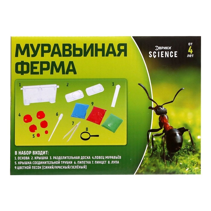Набор для опытов «Муравьиная ферма» Набор для опытов «Муравьиная ферма»