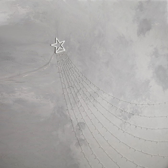 Светодиодная фигура &laquo;Комета&raquo; 3.5 м, пластик, 9 нитей, 220 В, свечение оранжевое