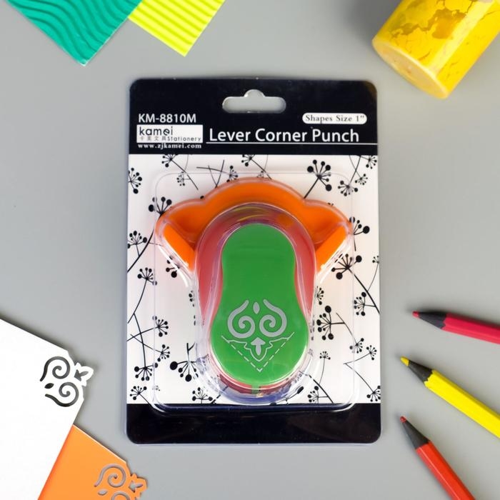 Дырокол фигурный для углов Дырокол фигурный для углов "Букет" вырубка 2,5 см 8х8 см