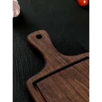 Набор разделочных досок на подставке Wild Kitchen, 37.5&times;17.5&times;2 см и 32&times;15 см, бук темный