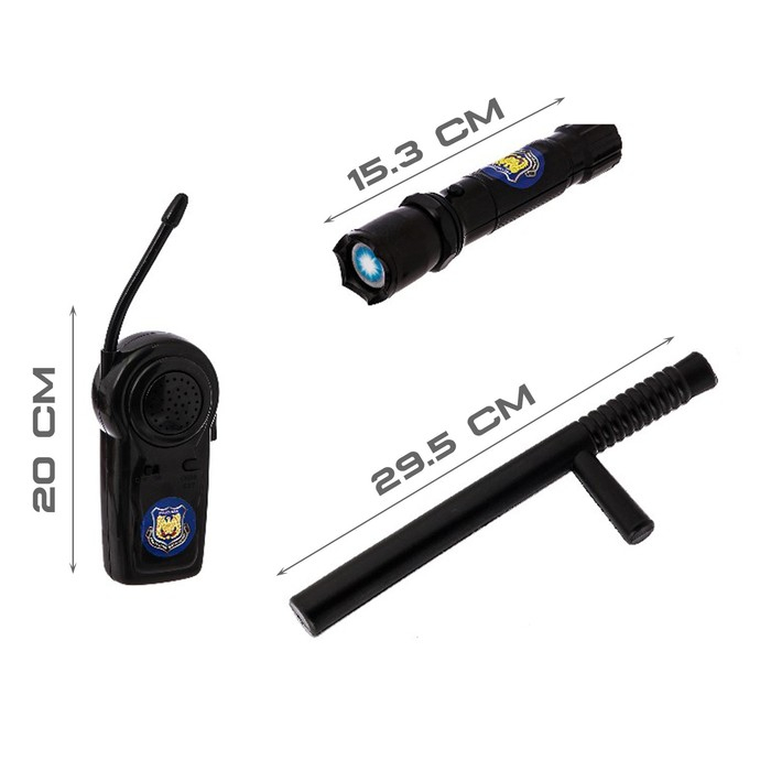 Набор полицейского &laquo;Супергерой&raquo;, 7 предметов