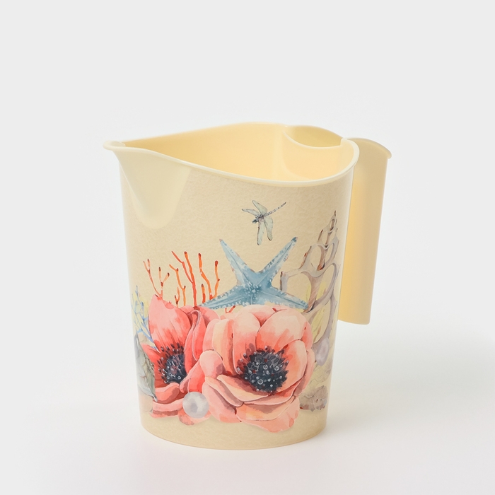 Кувшин &laquo;Деко. Маки&raquo;, пластиковый,1 л