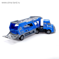 Грузовик инерционный &laquo;Полицейский автовоз&raquo; с 3 машинами