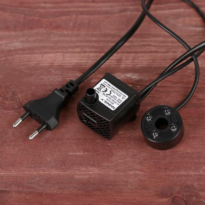 Фонтан Фонтан "Слоны у воды" 13,5х18х27 см (с подсветкой)