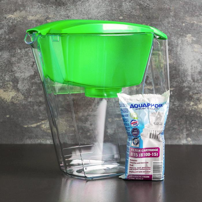 Фильтр-кувшин «Аквафор-Лайн», 2,8 л, цвет зелёный Фильтр-кувшин «Аквафор-Лайн», 2,8 л, цвет зелёный