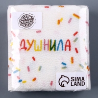 Салфетки бумажные однослойные &laquo;Душнила&raquo;, 24 &times; 24 см, в наборе 20 шт.
