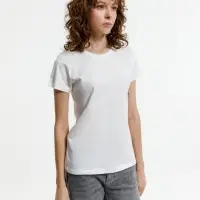 Футболка женская T-bolka Lady, белая (белоснежная), размер XXL Футболка женская T-bolka Lady, белая (белоснежная), размер XXL