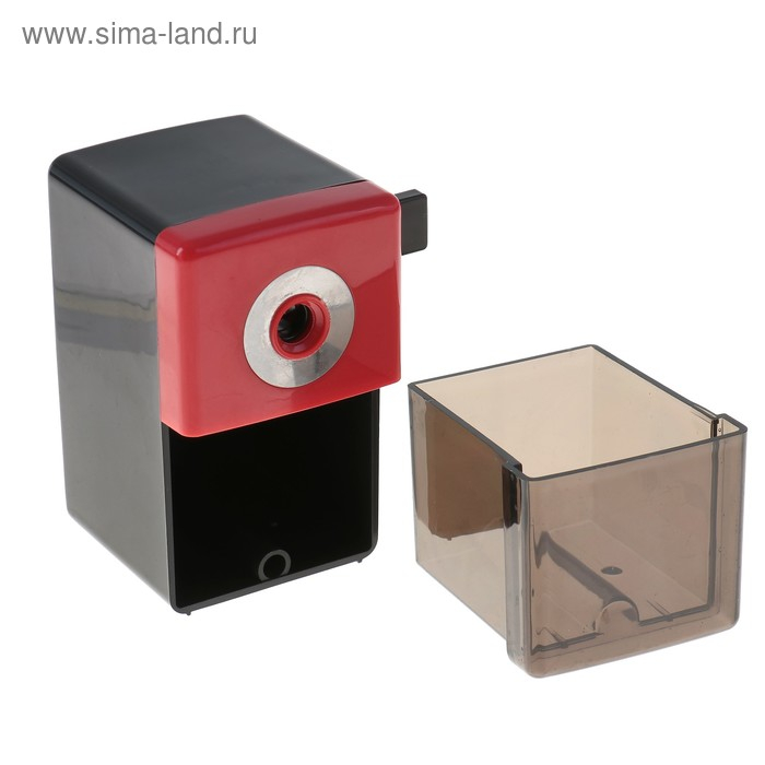 Точилка механическая с контейнером Точилка механическая с контейнером "Классика Офис", большая, МИКС