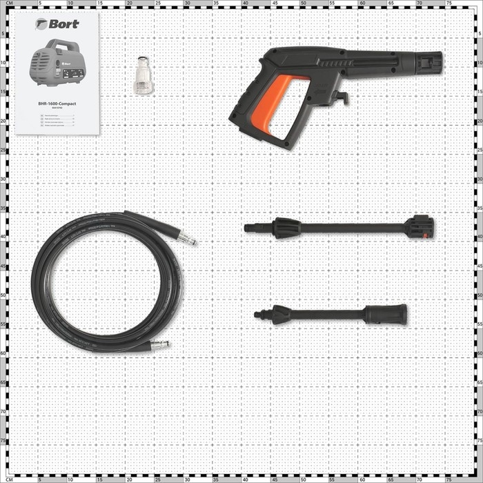 Мойка высокого давления Bort BHR-1600-Compact, 1600 Вт, 120 бар, 420 л/ч Мойка высокого давления Bort BHR-1600-Compact, 1600 Вт, 120 бар, 420 л/ч