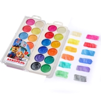 Акварель перламутровая "Щенячий патруль", 12 цветов, без кисти Акварель перламутровая "Щенячий патруль", 12 цветов, без кисти